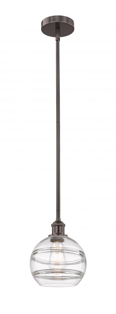 Rochester - 1 Light - 8 inch - Oil Rubbed Bronze - Cord hung - Mini Pendant