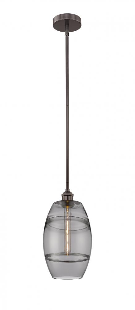 Vaz - 1 Light - 8 inch - Oil Rubbed Bronze - Cord hung - Mini Pendant