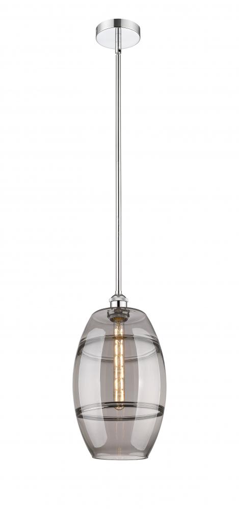 Vaz - 1 Light - 10 inch - Polished Chrome - Cord hung - Mini Pendant