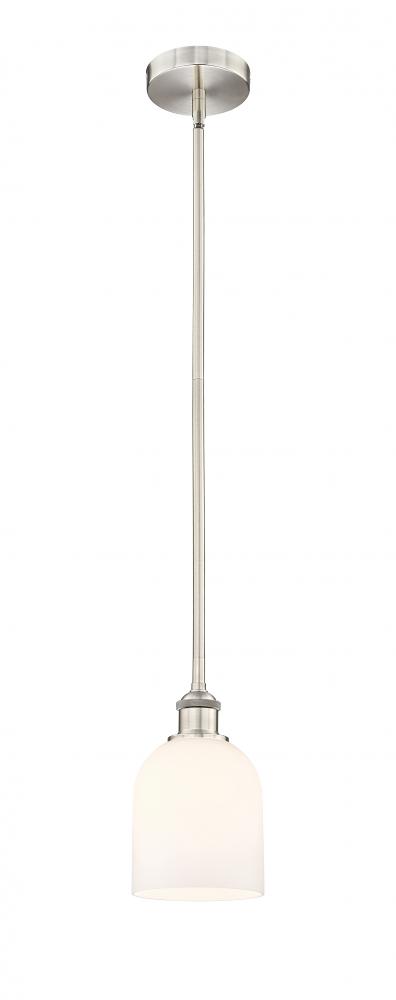 Bella - 1 Light - 6 inch - Brushed Satin Nickel - Cord hung - Mini Pendant