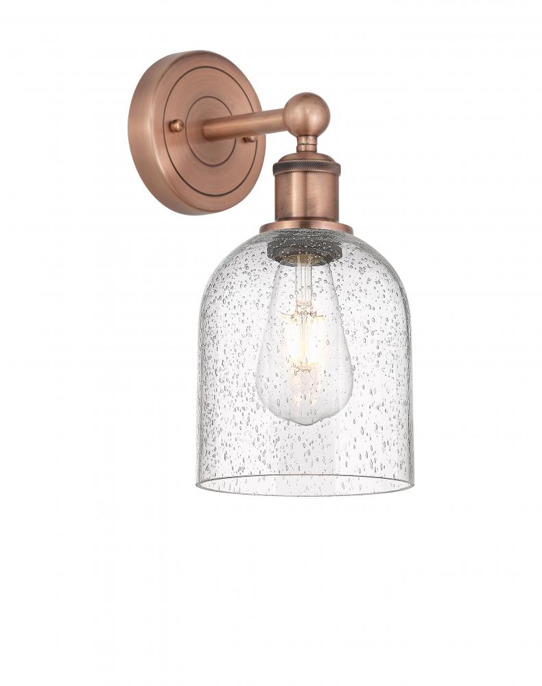 Bella - 1 Light - 6 inch - Antique Copper - Sconce