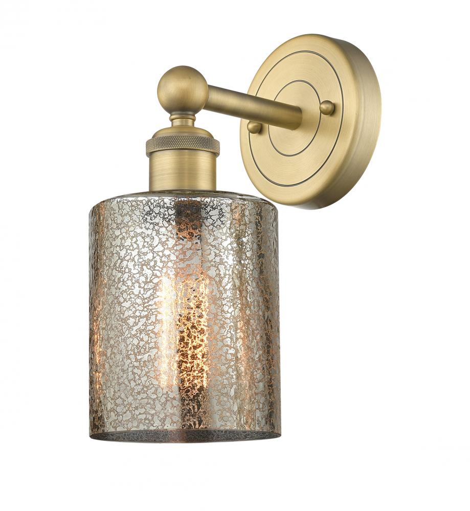 Cobbleskill - 1 Light - 5 inch - Brushed Brass - Sconce