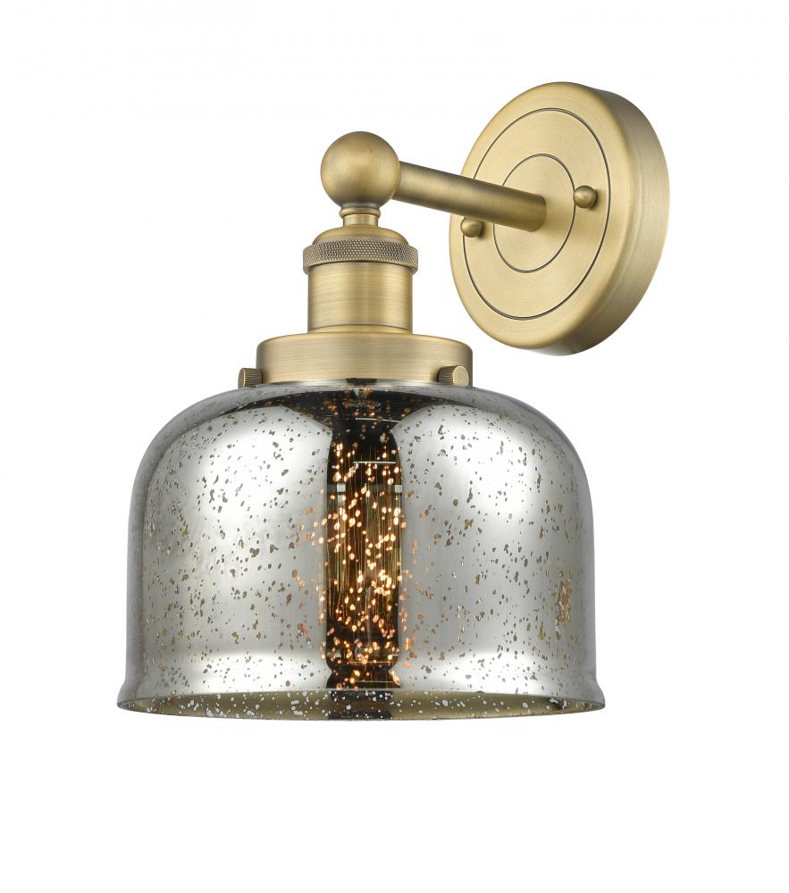 Bell - 1 Light - 8 inch - Brushed Brass - Sconce