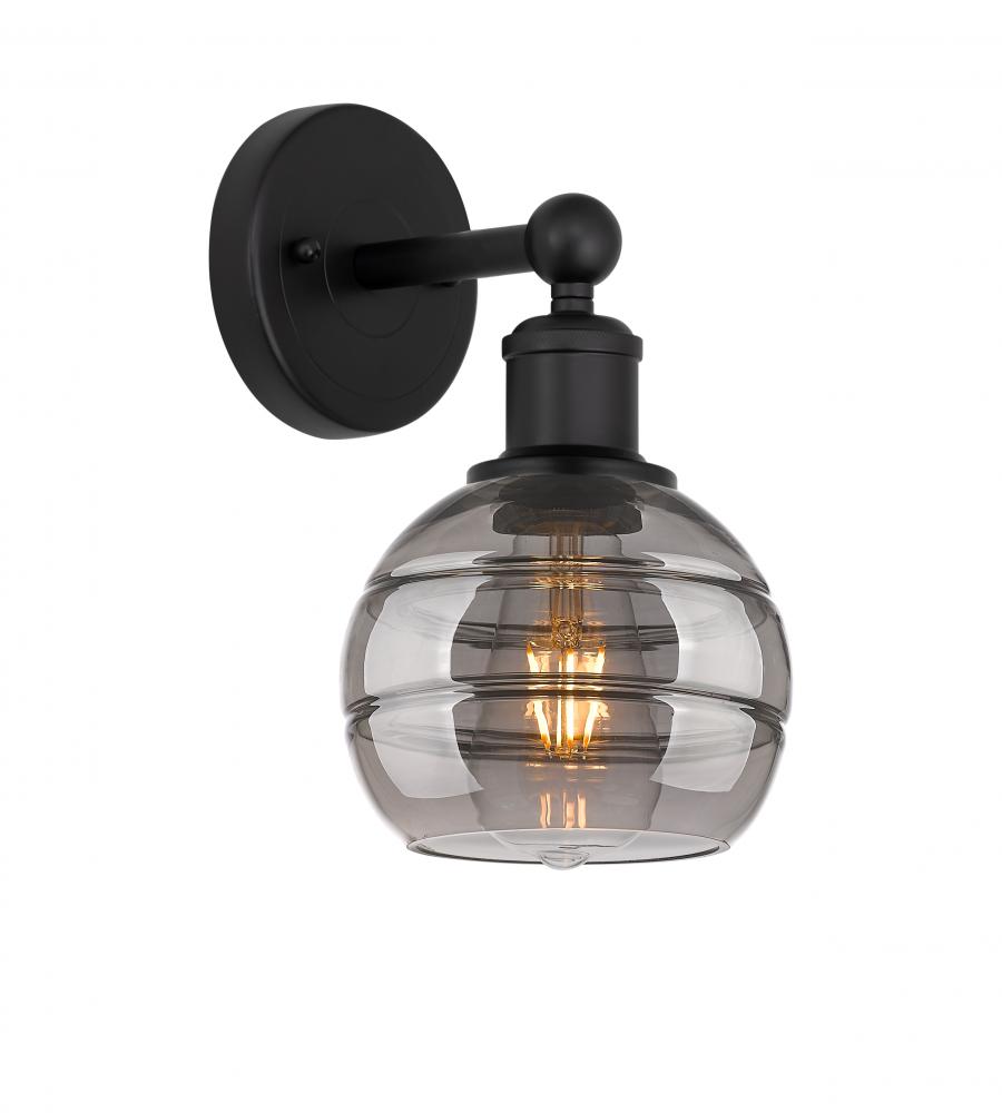 Rochester - 1 Light - 6 inch - Matte Black - Sconce