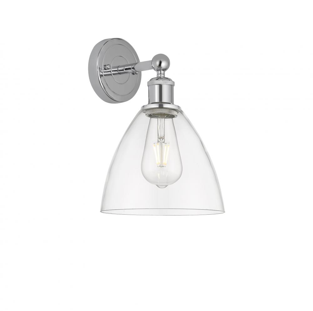 Bristol - 1 Light - 8 inch - Polished Chrome - Sconce