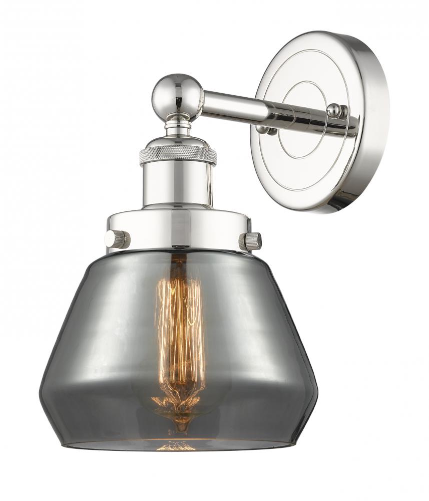 Fulton - 1 Light - 7 inch - Polished Nickel - Sconce