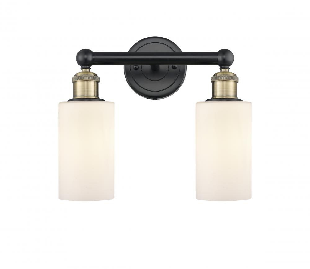 Clymer - 2 Light - 13 inch - Black Antique Brass - Bath Vanity Light