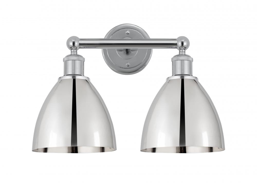 Bristol - 2 Light - 17 inch - Polished Chrome - Bath Vanity Light