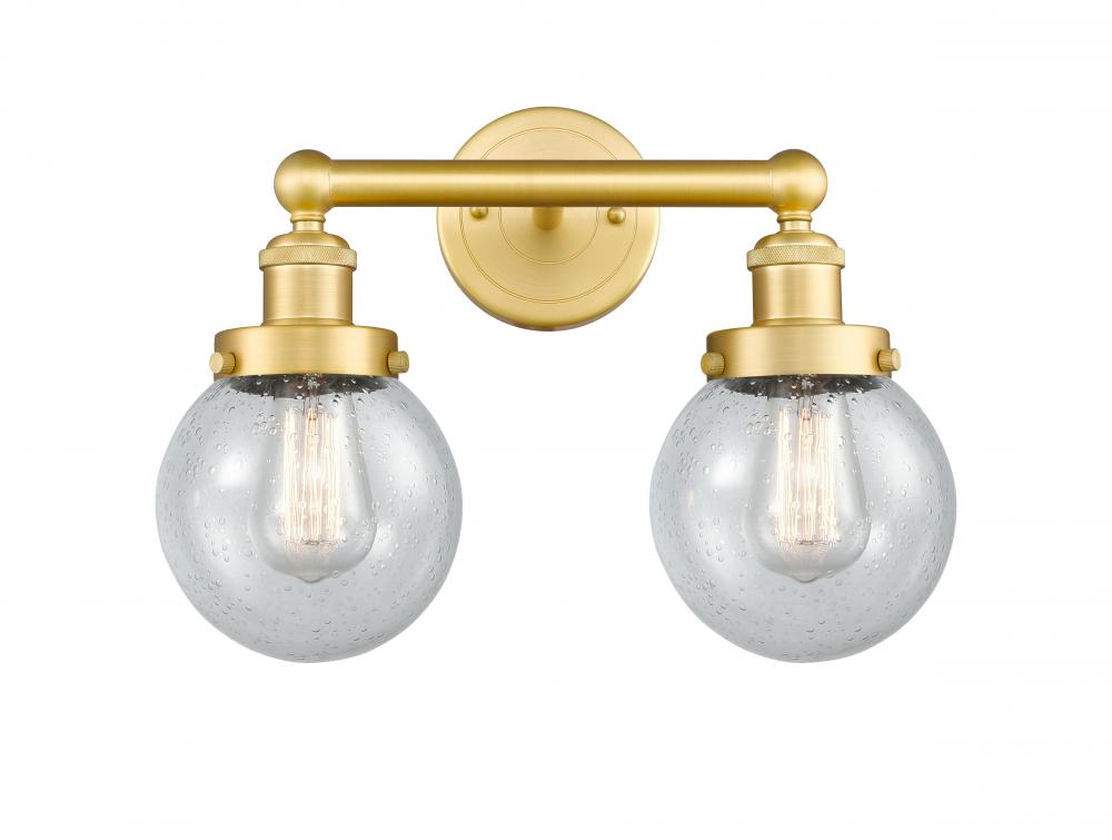 Beacon - 2 Light - 15 inch - Satin Gold - Bath Vanity Light