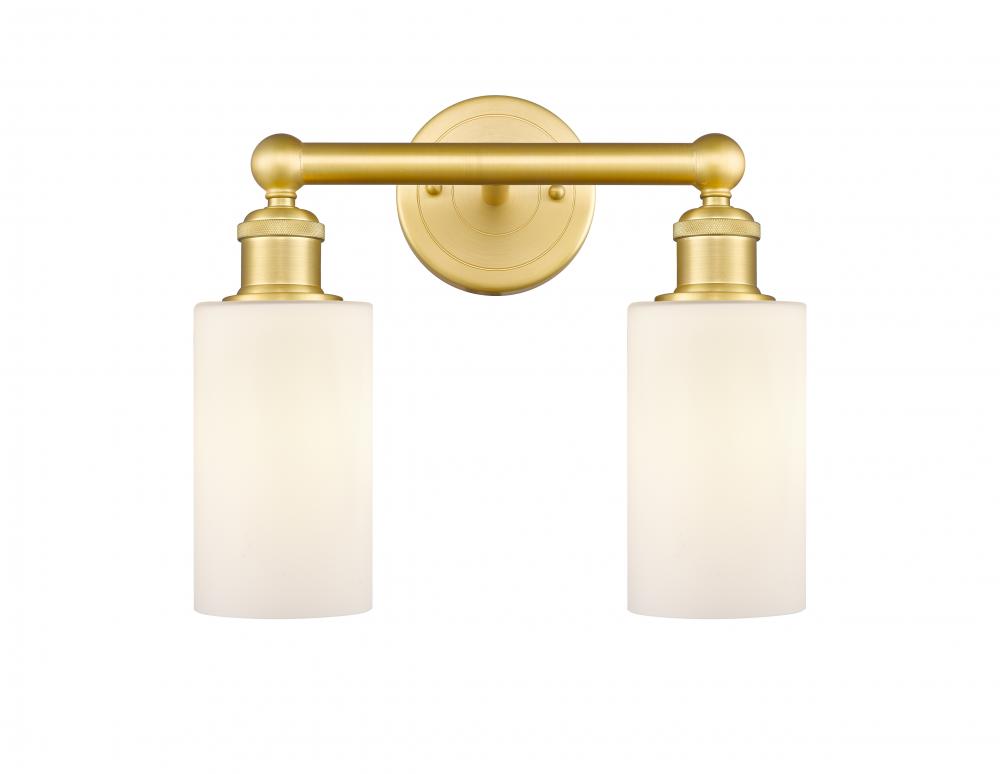 Clymer - 2 Light - 13 inch - Satin Gold - Bath Vanity Light