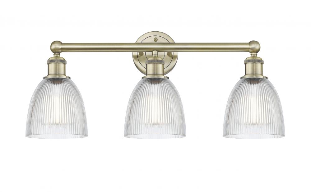 Castile - 3 Light - 24 inch - Antique Brass - Bath Vanity Light