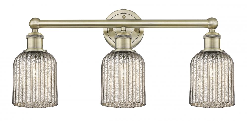 Bridal Veil - 3 Light - 23 inch - Antique Brass - Bath Vanity Light