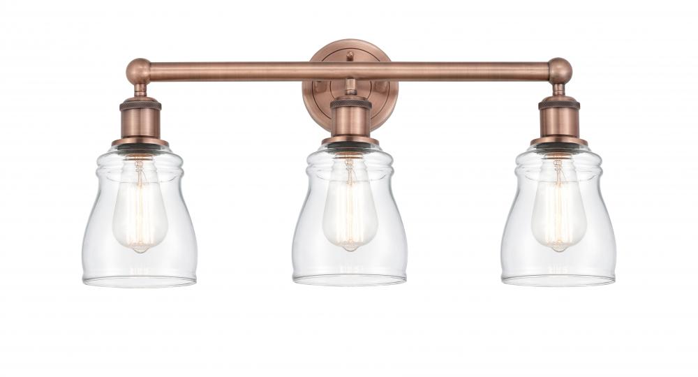 Ellery - 3 Light - 23 inch - Antique Copper - Bath Vanity Light