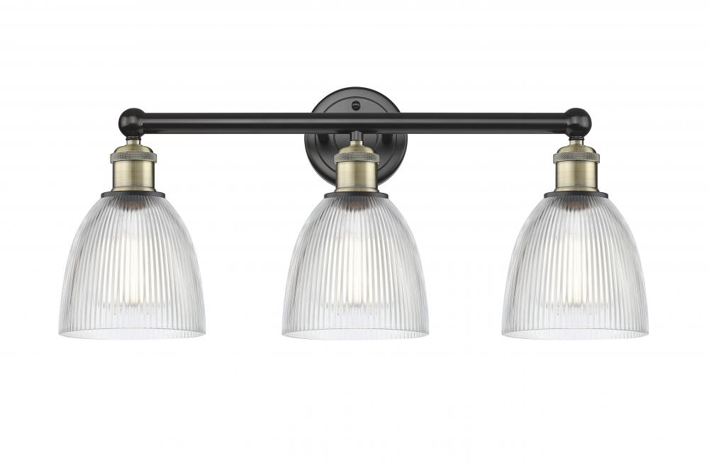 Castile - 3 Light - 24 inch - Black Antique Brass - Bath Vanity Light