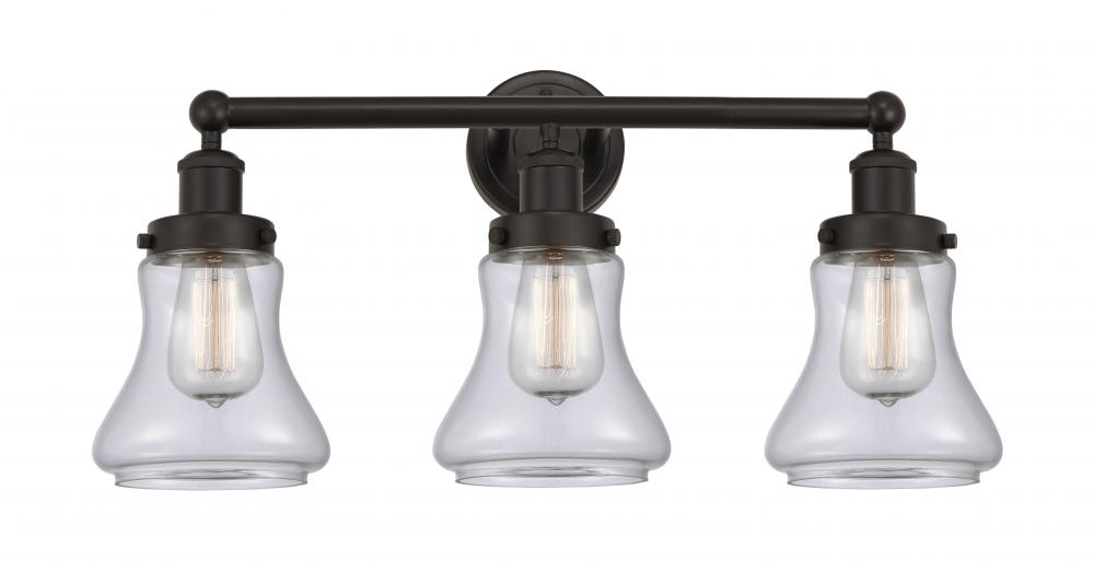 Bellmont - 3 Light - 24 inch - Oil Rubbed Bronze - Bath Vanity Light