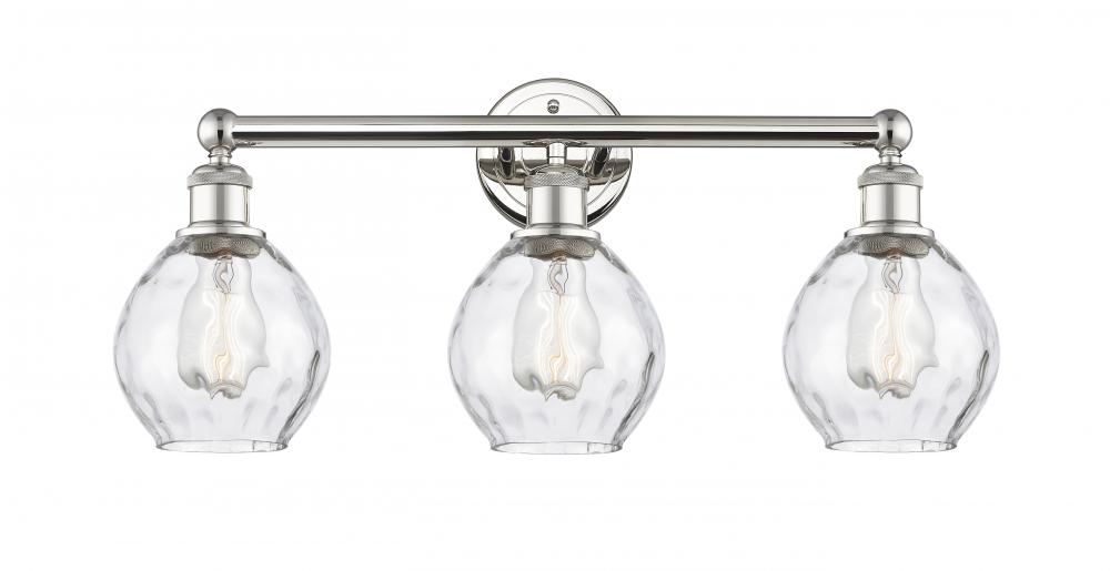 Waverly - 3 Light - 24 inch - Polished Nickel - Bath Vanity Light