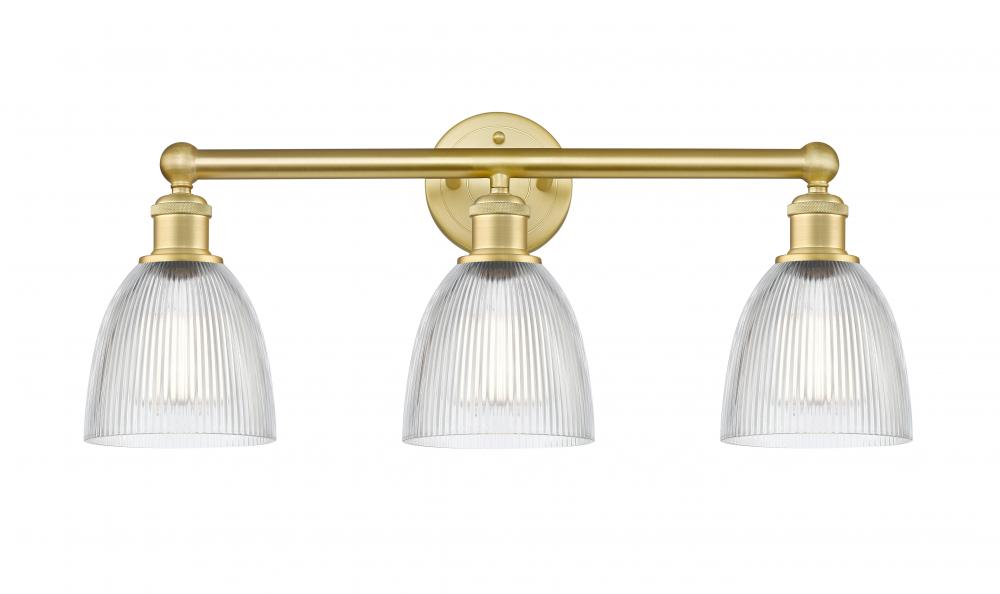 Castile - 3 Light - 24 inch - Satin Gold - Bath Vanity Light