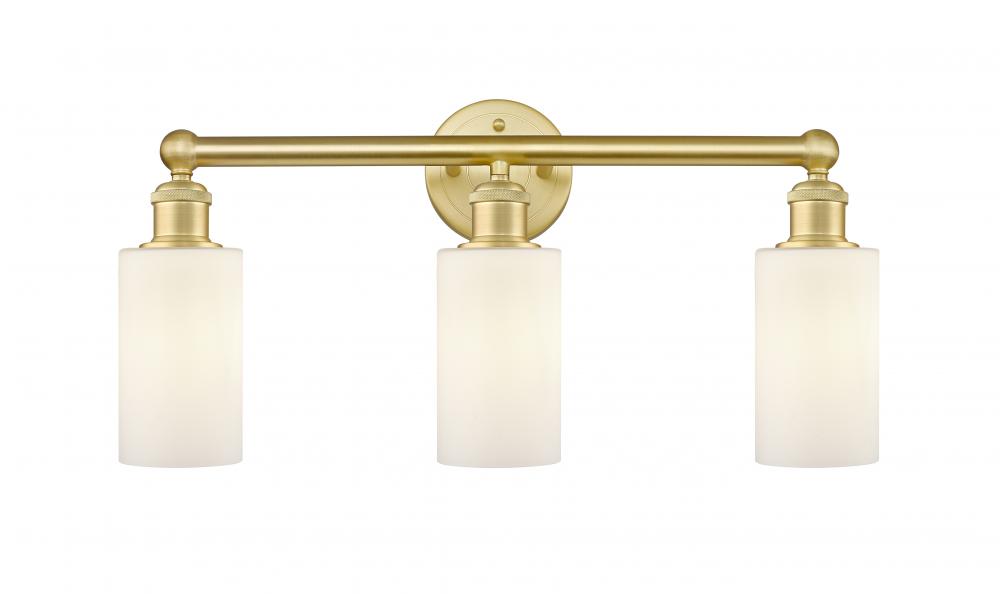 Clymer - 3 Light - 22 inch - Satin Gold - Bath Vanity Light