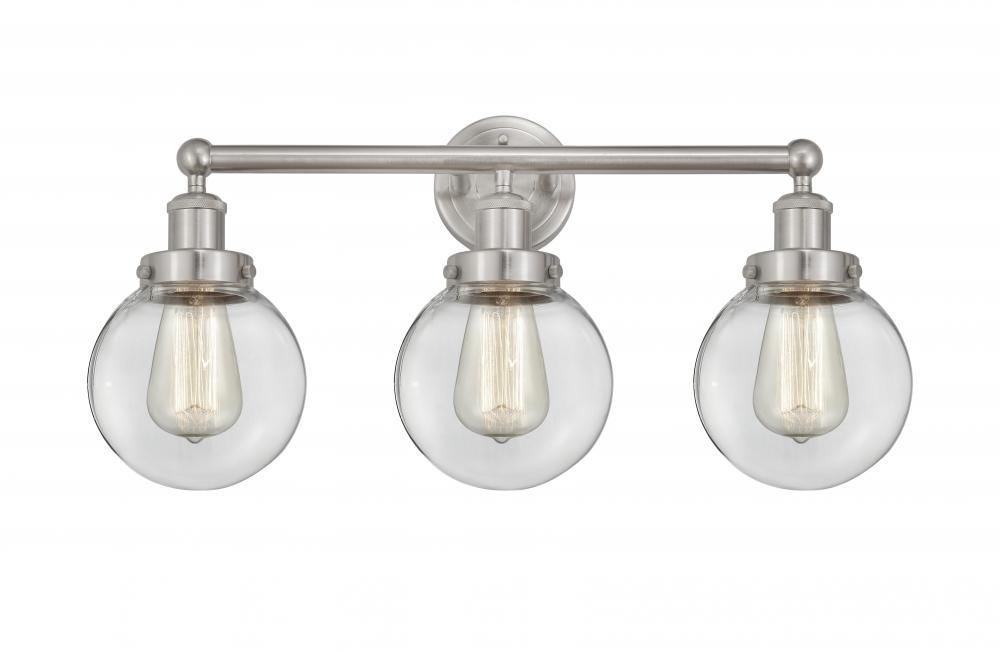 Beacon - 3 Light - 24 inch - Brushed Satin Nickel - Bath Vanity Light