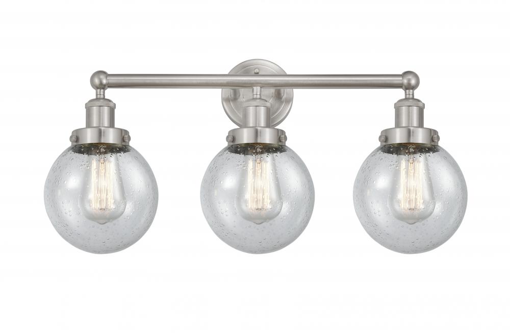 Beacon - 3 Light - 24 inch - Brushed Satin Nickel - Bath Vanity Light