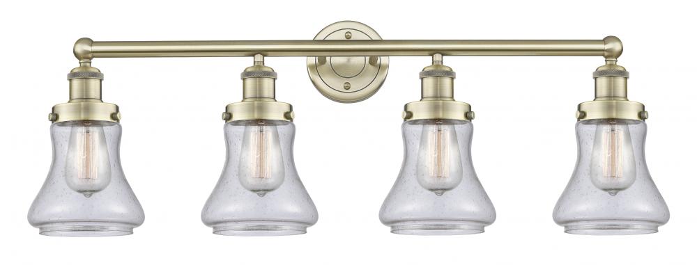 Bellmont - 4 Light - 33 inch - Antique Brass - Bath Vanity Light