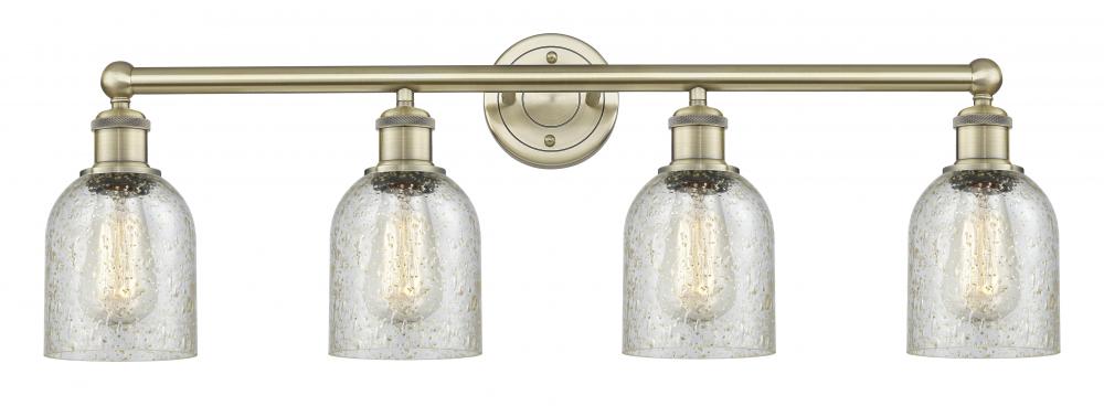 Caledonia - 4 Light - 32 inch - Antique Brass - Bath Vanity Light