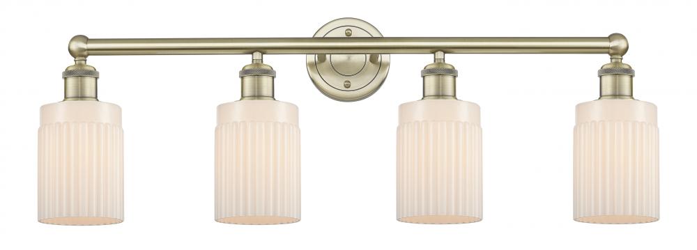 Hadley - 4 Light - 32 inch - Antique Brass - Bath Vanity Light