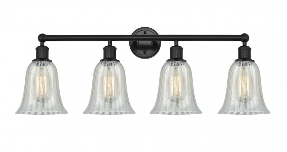 Hanover - 4 Light - 33 inch - Matte Black - Bath Vanity Light