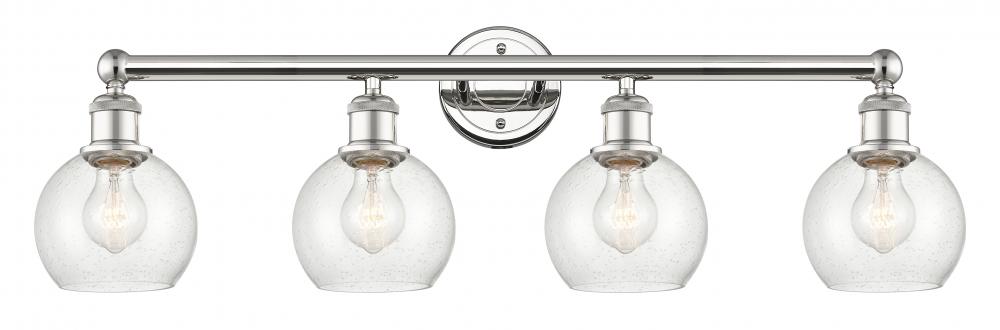 Athens - 4 Light - 33 inch - Polished Nickel - Bath Vanity Light