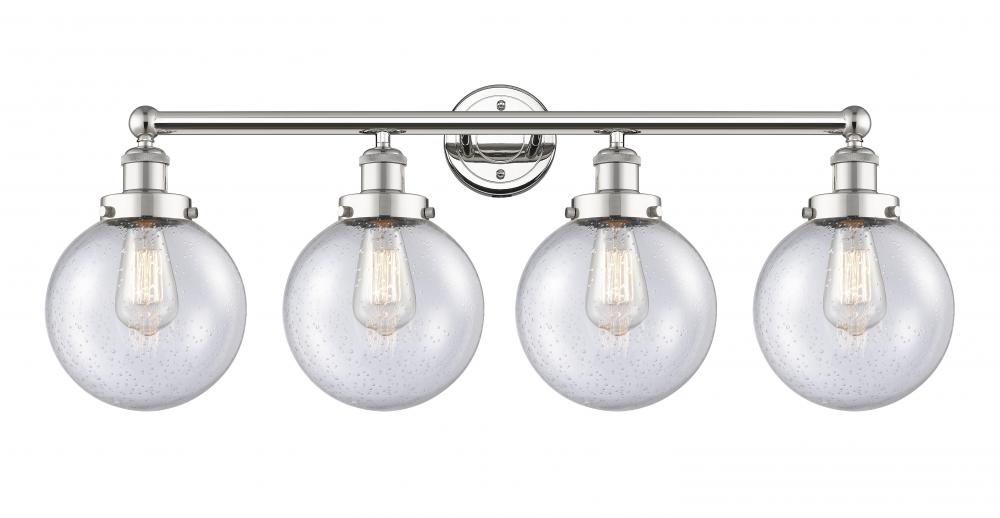 Beacon - 4 Light - 35 inch - Polished Nickel - Bath Vanity Light