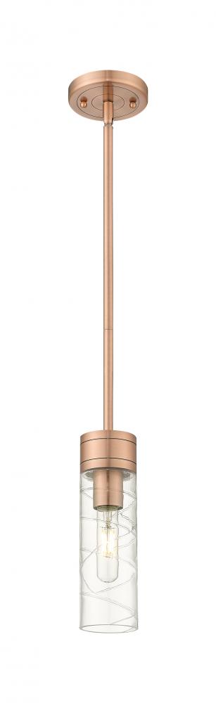 Boreas - 1 Light - 3 inch - Antique Copper - Stem Hung - Mini Pendant