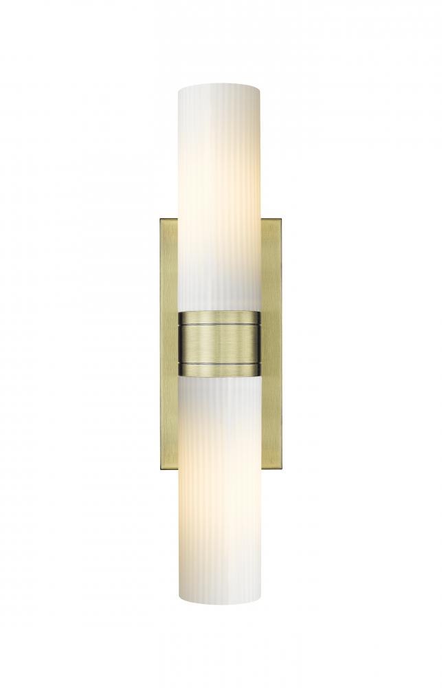 Boreas - 2 Light - 18 inch - Antique Brass - Bath Vanity Light