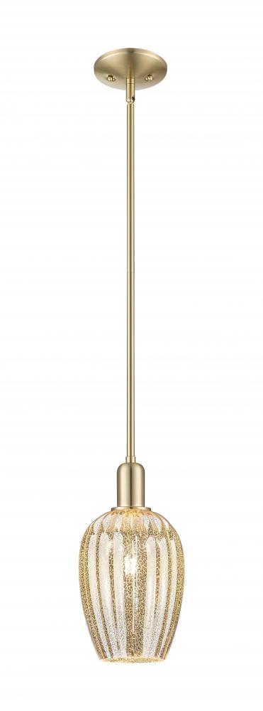 Preston - 1 Light - 6 inch - Champagne Bronze - Mini Pendant