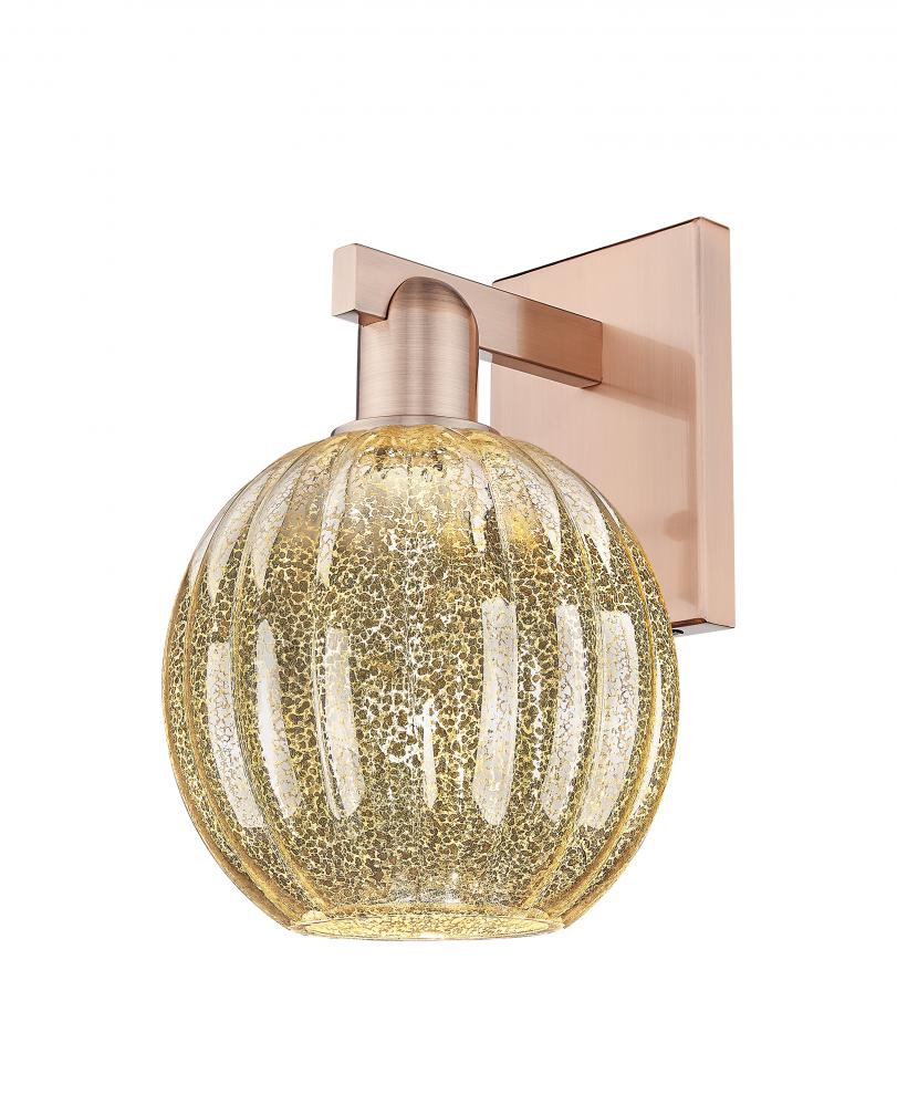 Preston Globe - 1 Light - 6 inch - Antique Copper - Sconce