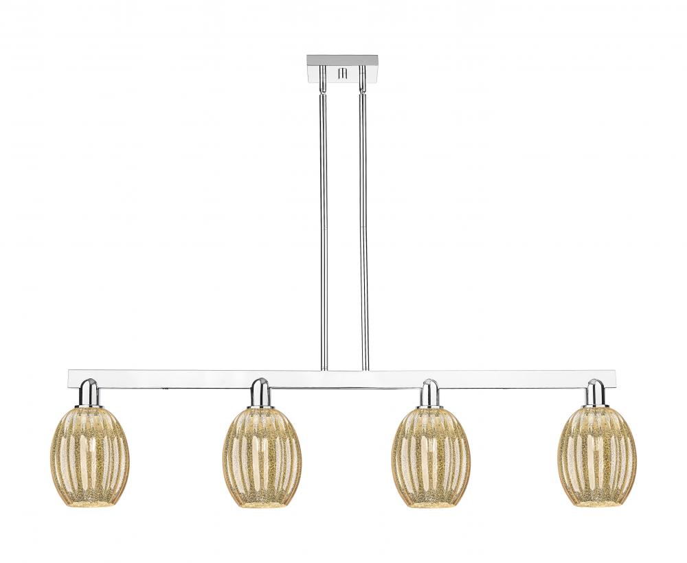 Preston - 4 Light - 48 inch - Polished Chrome - Cord hung - Island Light