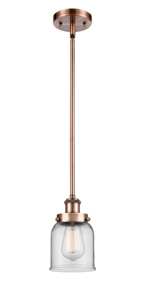 Bell - 1 Light - 5 inch - Antique Copper - Mini Pendant