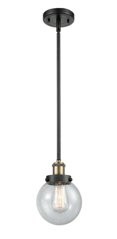 Beacon - 1 Light - 6 inch - Black Antique Brass - Mini Pendant