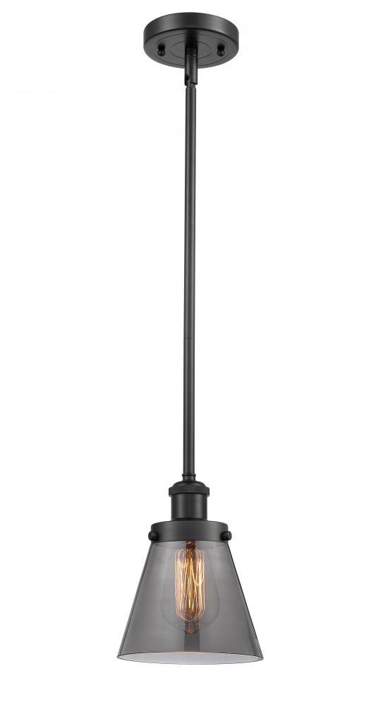 Cone - 1 Light - 6 inch - Matte Black - Mini Pendant