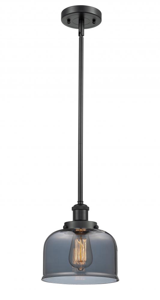 Bell - 1 Light - 8 inch - Matte Black - Mini Pendant