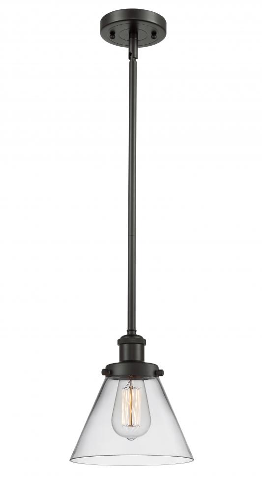 Cone - 1 Light - 8 inch - Oil Rubbed Bronze - Mini Pendant