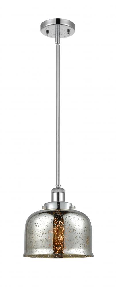 Bell - 1 Light - 8 inch - Polished Chrome - Mini Pendant