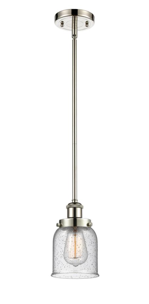 Bell - 1 Light - 5 inch - Polished Nickel - Mini Pendant