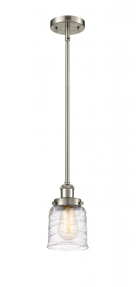 Bell - 1 Light - 5 inch - Brushed Satin Nickel - Mini Pendant