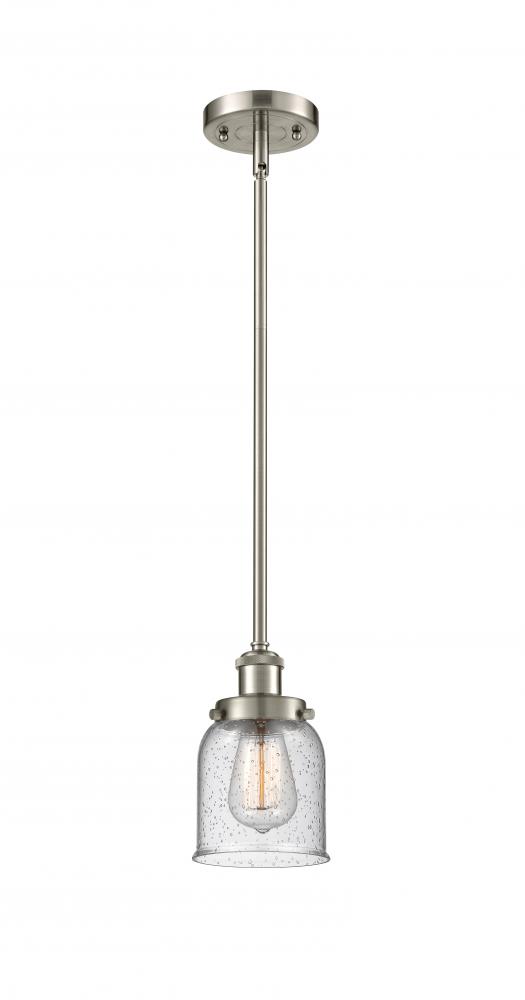 Bell - 1 Light - 5 inch - Brushed Satin Nickel - Mini Pendant