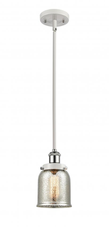 Bell - 1 Light - 5 inch - White Polished Chrome - Mini Pendant