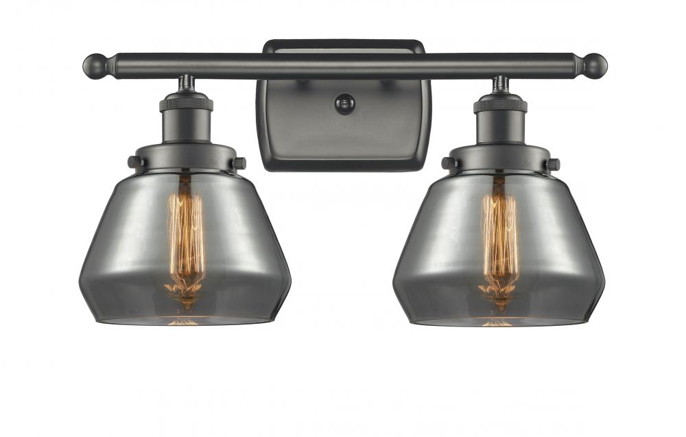 Fulton - 2 Light - 16 inch - Oil Rubbed Bronze - Bath Vanity Light