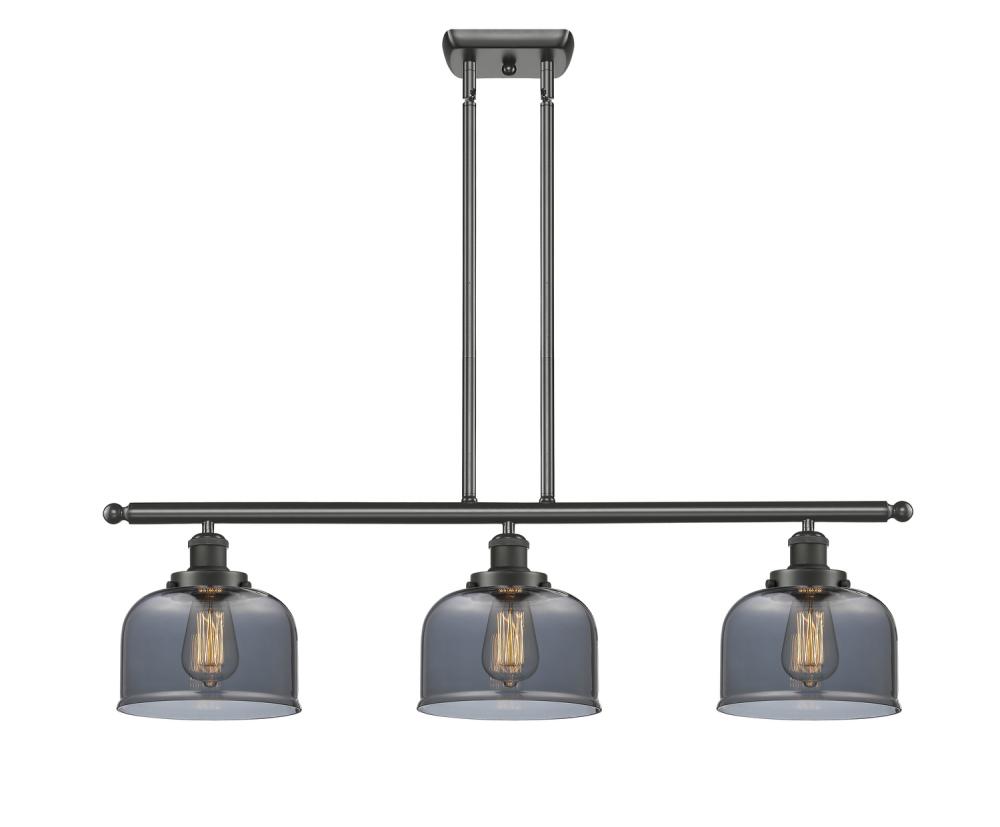 Bell - 3 Light - 36 inch - Oil Rubbed Bronze - Stem Hung - Island Light