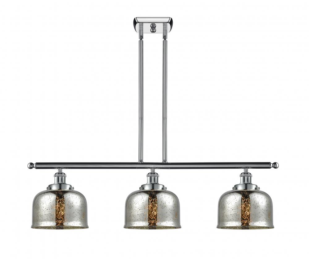 Bell - 3 Light - 36 inch - Polished Chrome - Stem Hung - Island Light