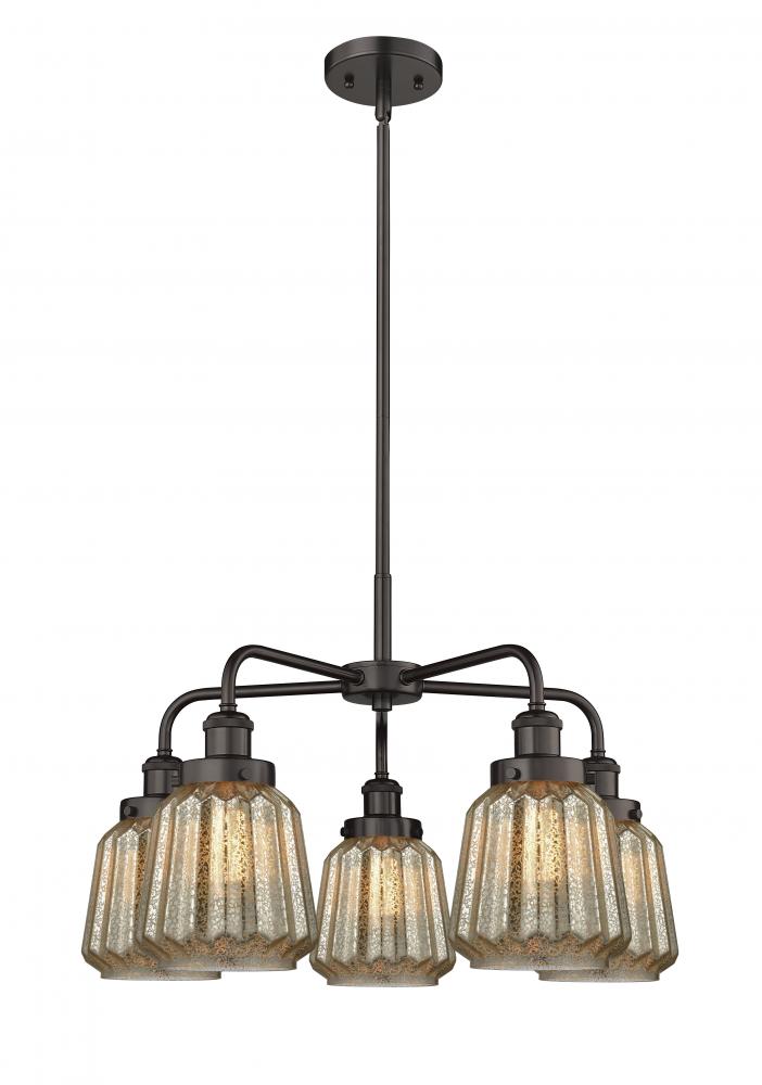 Chatham - 5 Light - 26 inch - Oil Rubbed Bronze - Chandelier