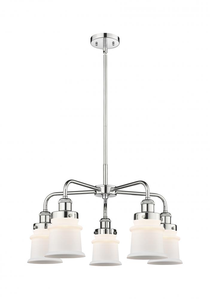 Canton - 5 Light - 24 inch - Polished Chrome - Chandelier